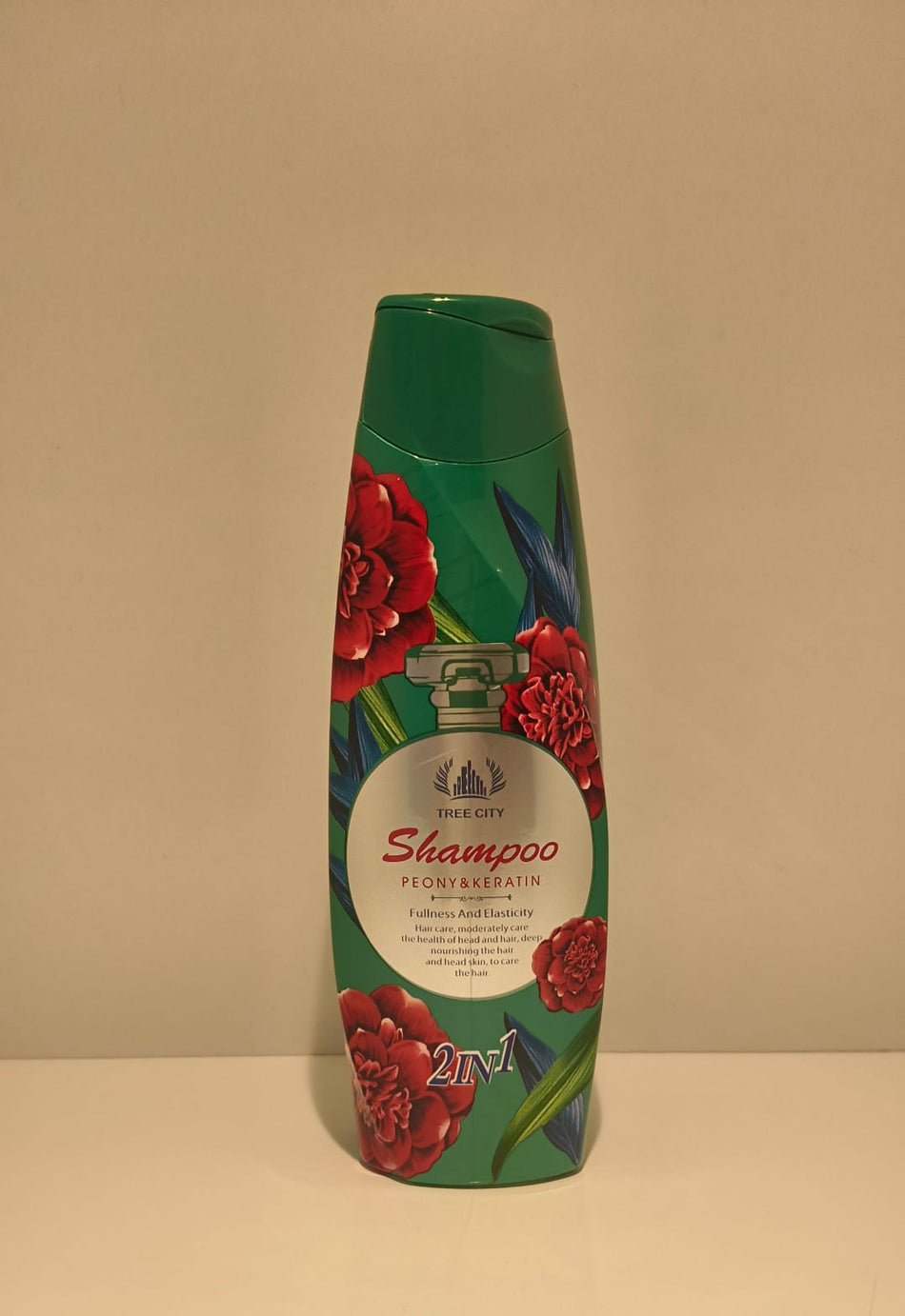 Tree City 2-in-1 Peony & Keratin Shampoo – Fullness & Elasticity Hair Care Formula