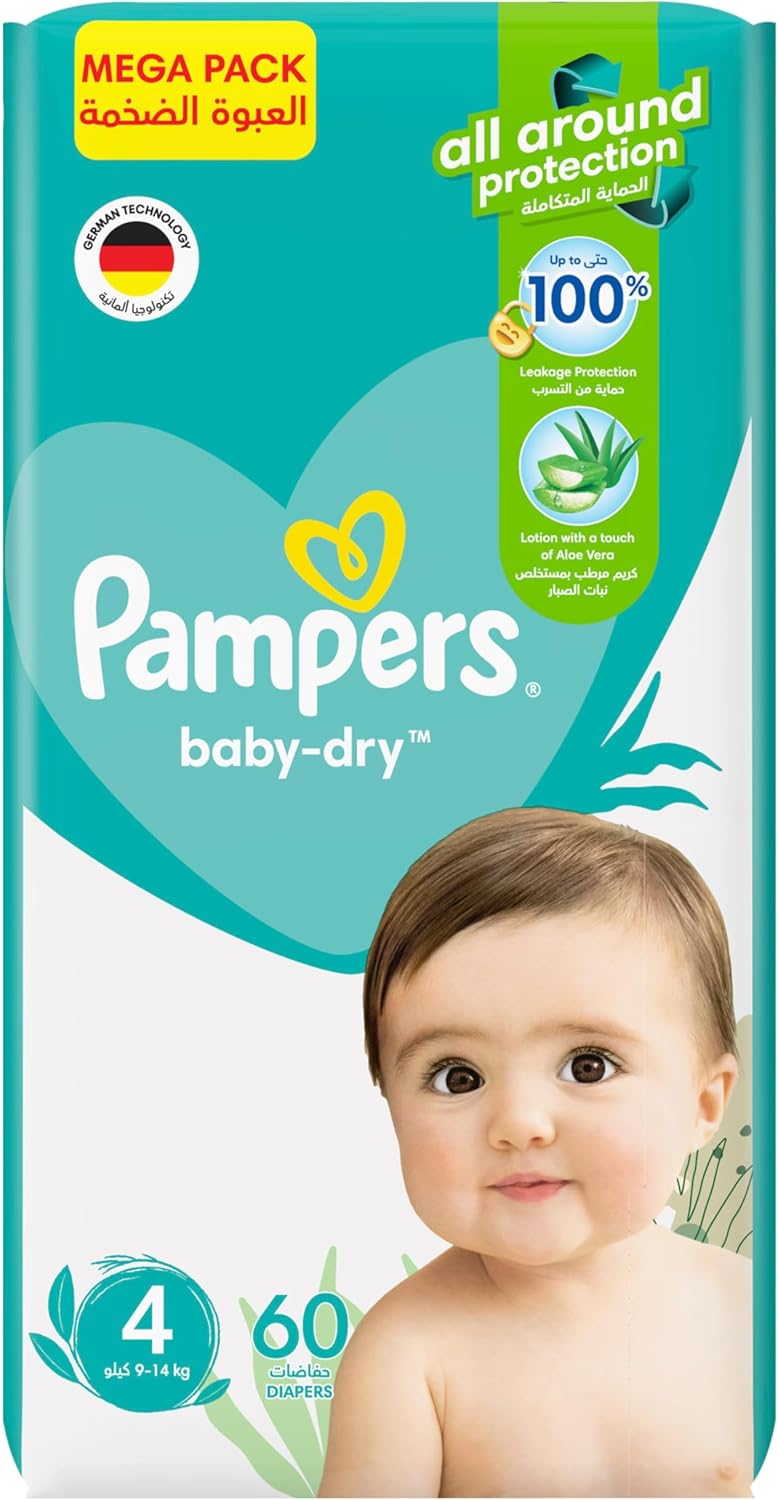 PAMPERS MP SIZE 4 × 60