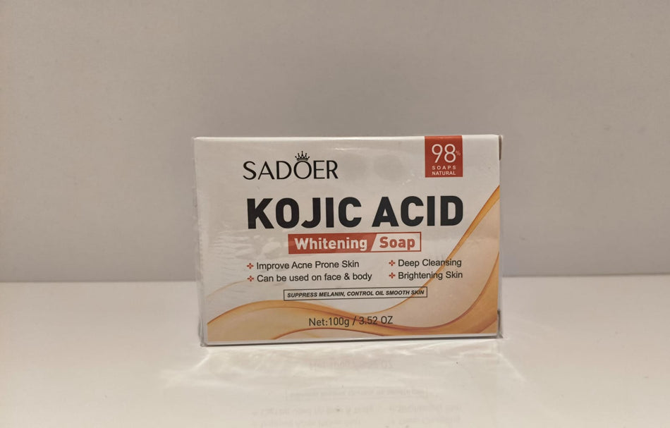 Kojic Acid Skin Whitening & Dark Spot Correcting Soap – Brightening Bath Soap for Face & Body