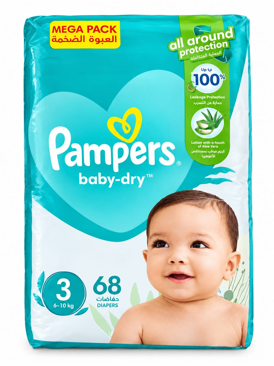 PAMPERS MP SIZE 3 × 68