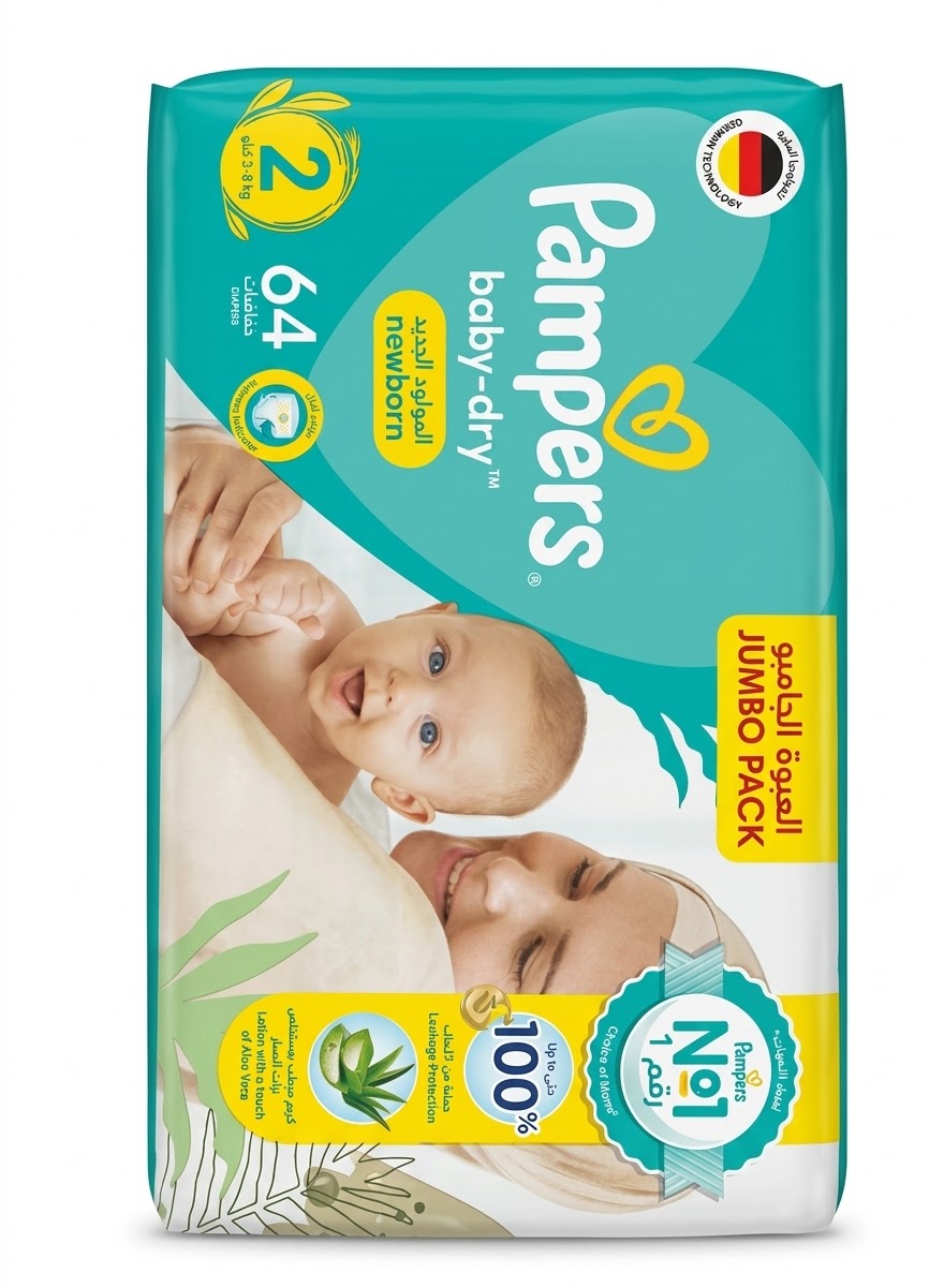 PAMPERS TAPED JP SIZE 2 × 64