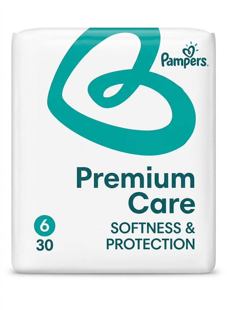 Pampers Premium Care Diapers, SIZE 6 × 30
