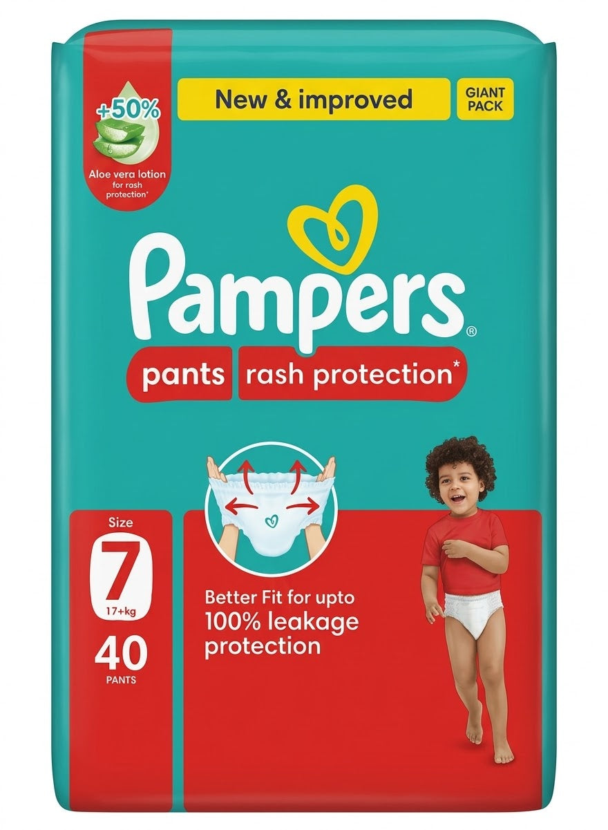 PAMPERS PANTS GP SIZE 7 × 40