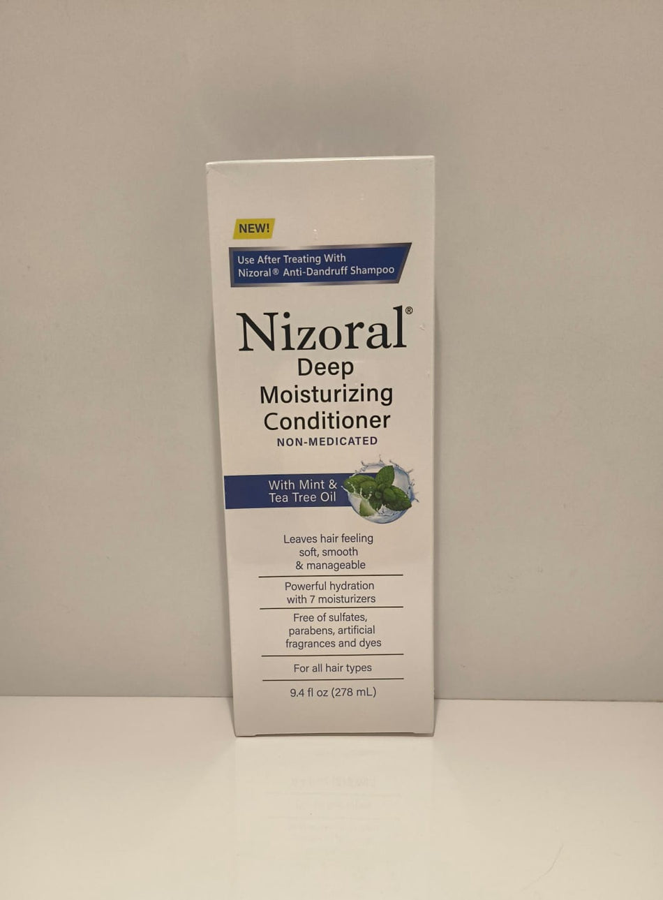Nizoral Deep Moisturizing Conditioner with Mint & Tea Tree Oil – Sulfate-Free (9.4 fl oz / 278 mL)