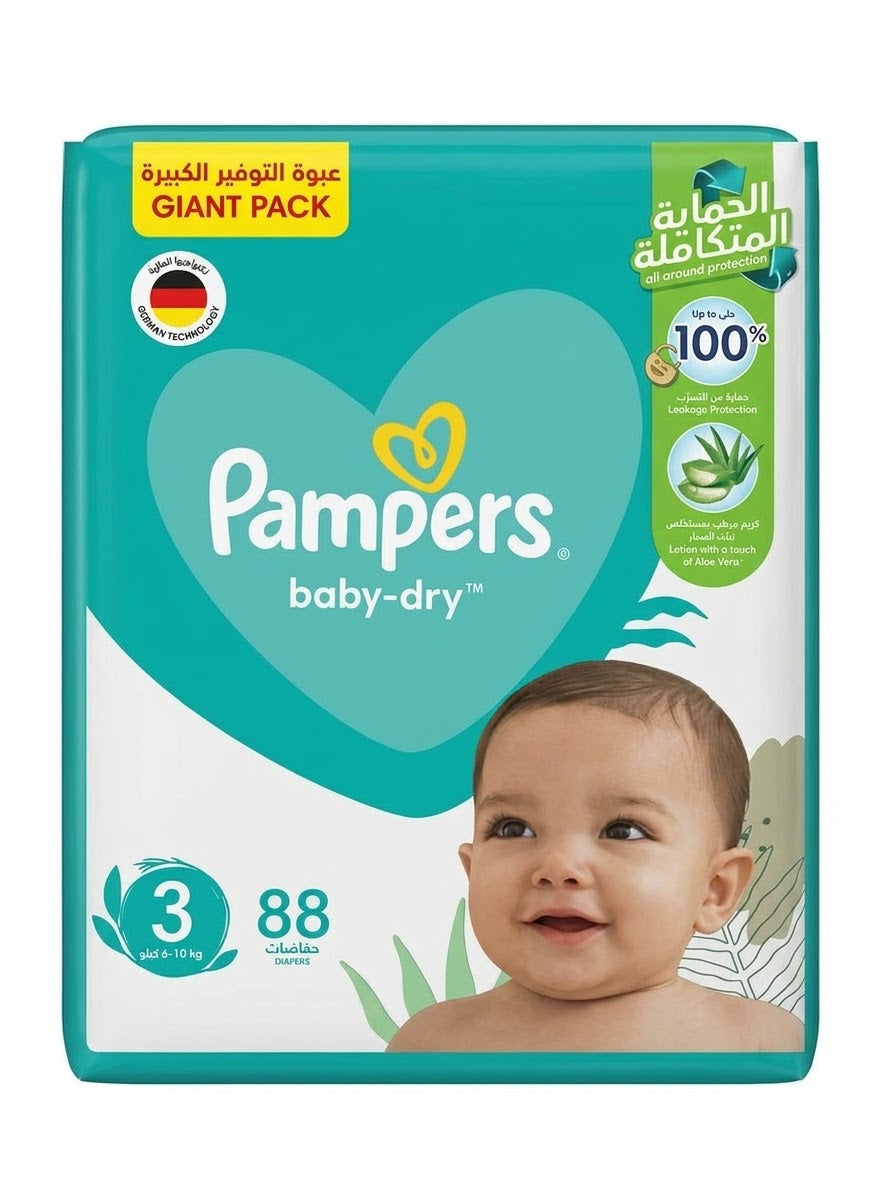 PAMPERS PANTS SIZE 3 × 88