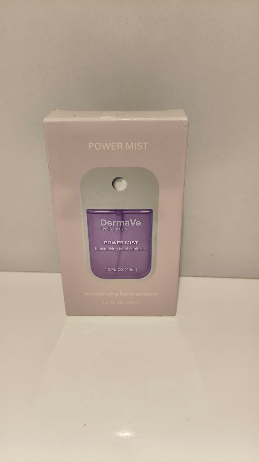 DermaVe Power Mist Hydrating & Moisturizing Hand Sanitizer Spray (45ml ...