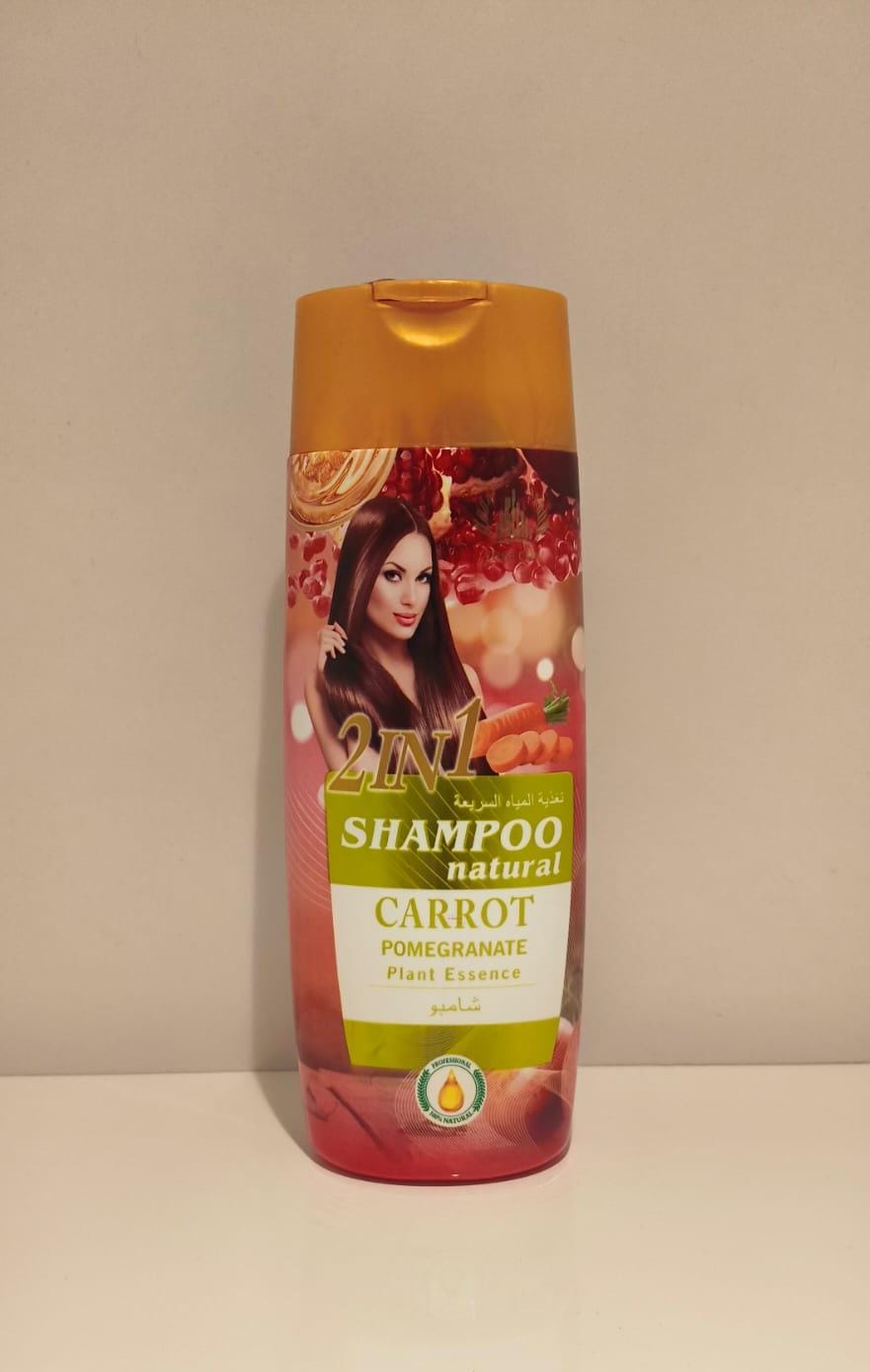 Tree City 2-in-1 Carrot & Pomegranate Extract Natural Hair Shampoo (400ml)