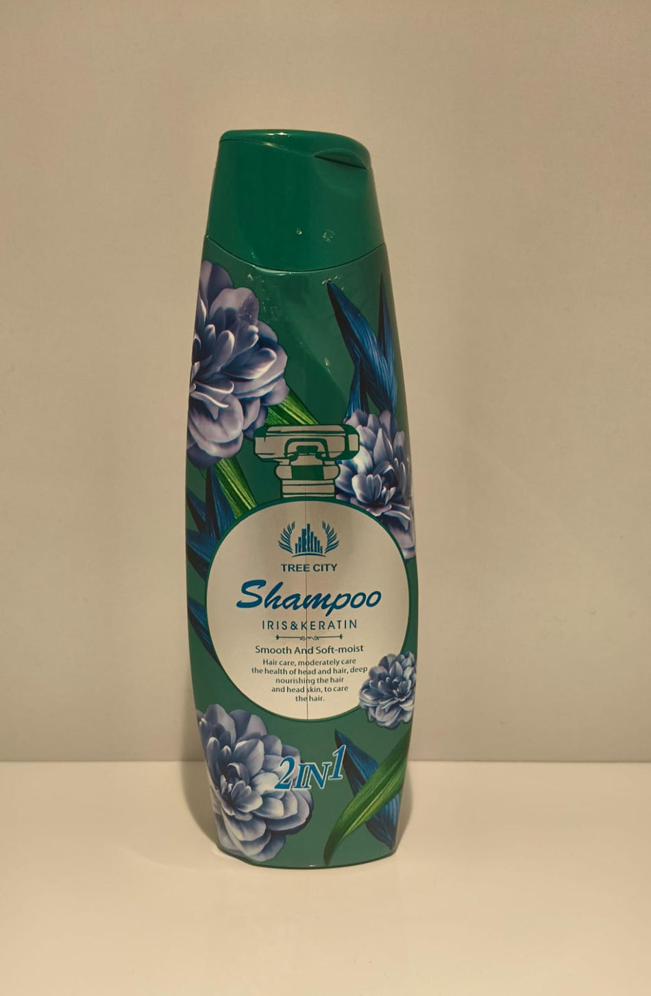 Tree City 2-in-1 Iris & Keratin Shampoo – Smooth & Soft Moist Formula for Hair Care