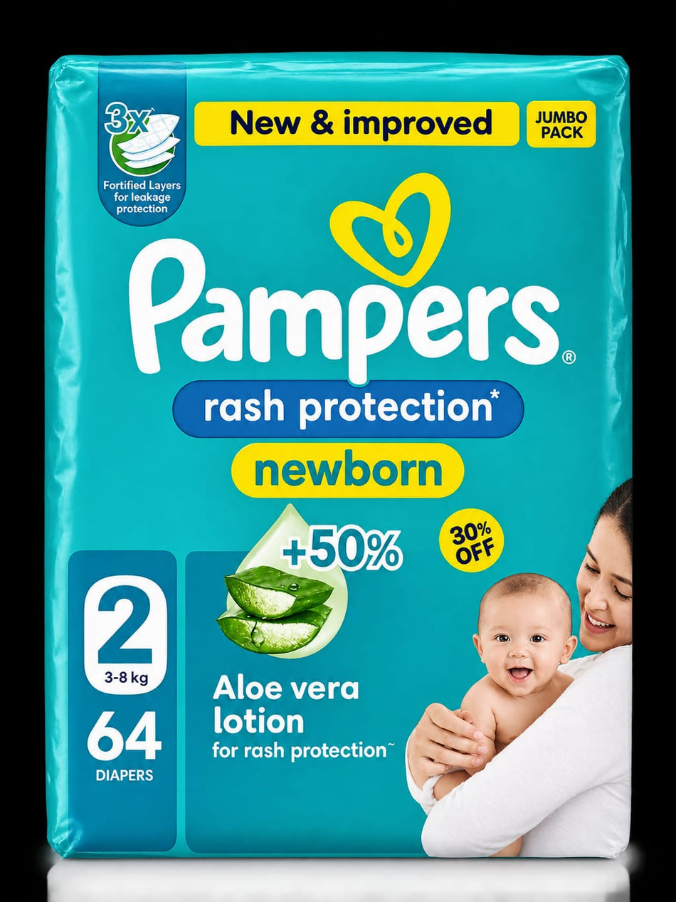 PAMPERS SIZE 2 × 64