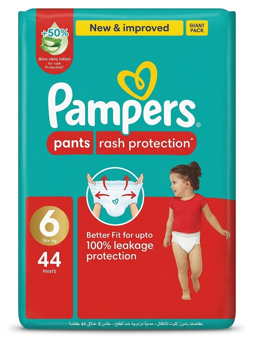 PAMPERS PANTS GP SIZE 6 × 44