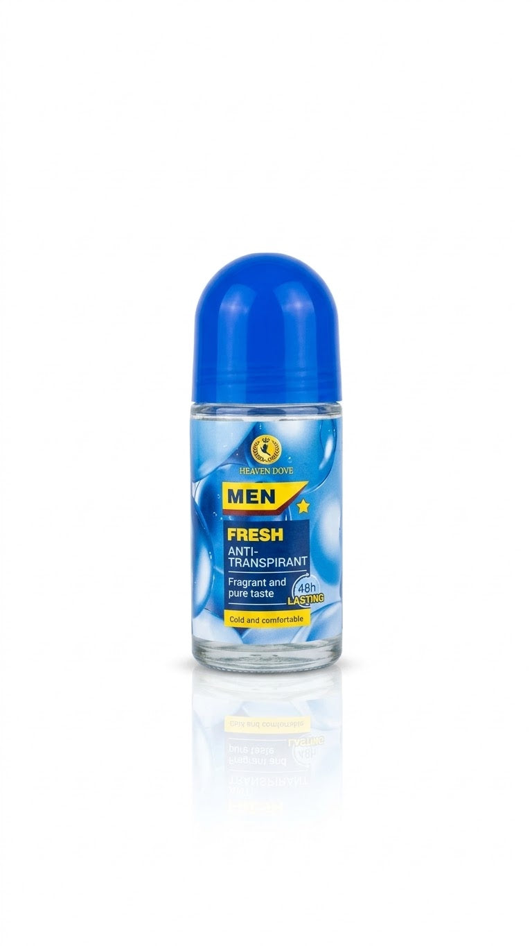 Heaven Dove Men Fresh Anti-Transpirant Roll-On Deodorant – 48H Long Lasting Protection