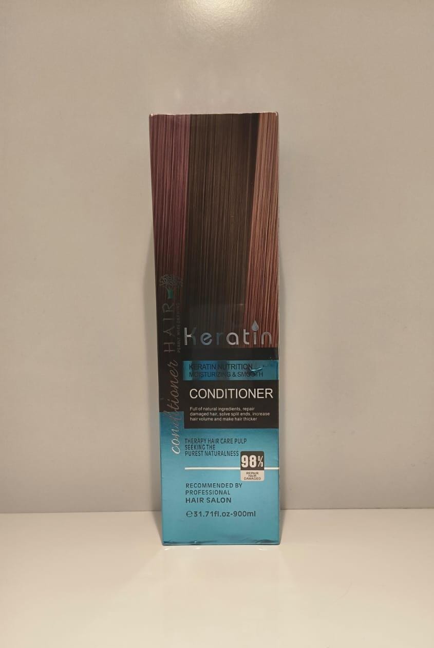 Keratin Nutrition Moisturizing Hair Conditioner for Damaged Hair – Sulfate & Salt Free (900ml / 31.71 fl. oz.)