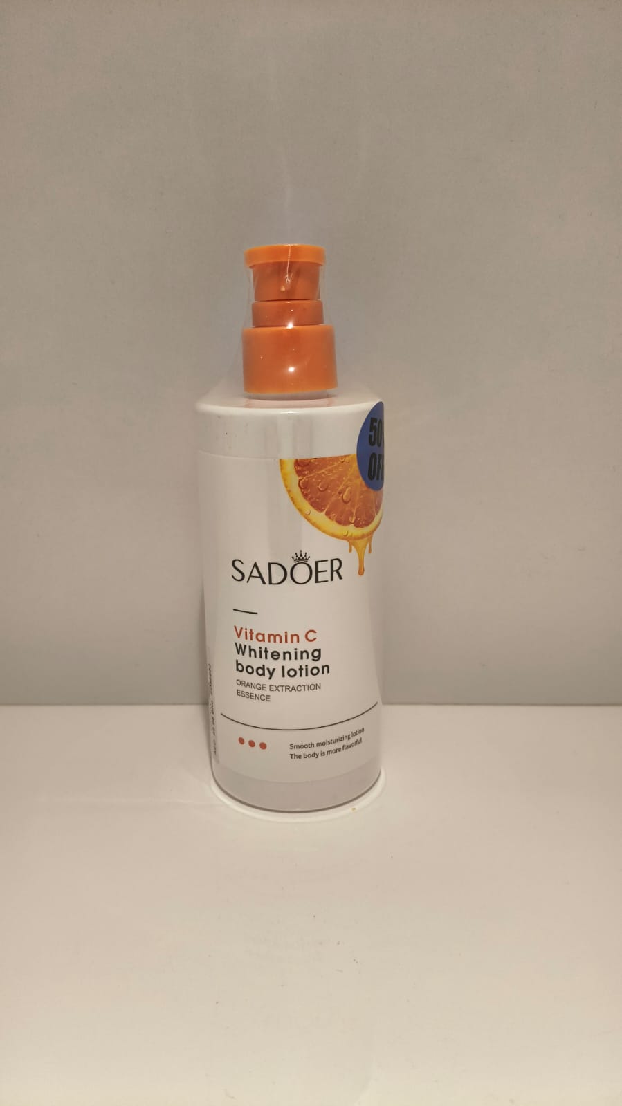 SADOER Vitamin C Whitening Body Lotion with Orange Extraction Essence – Smooth & Moisturizing (Fresh Orange Formula)