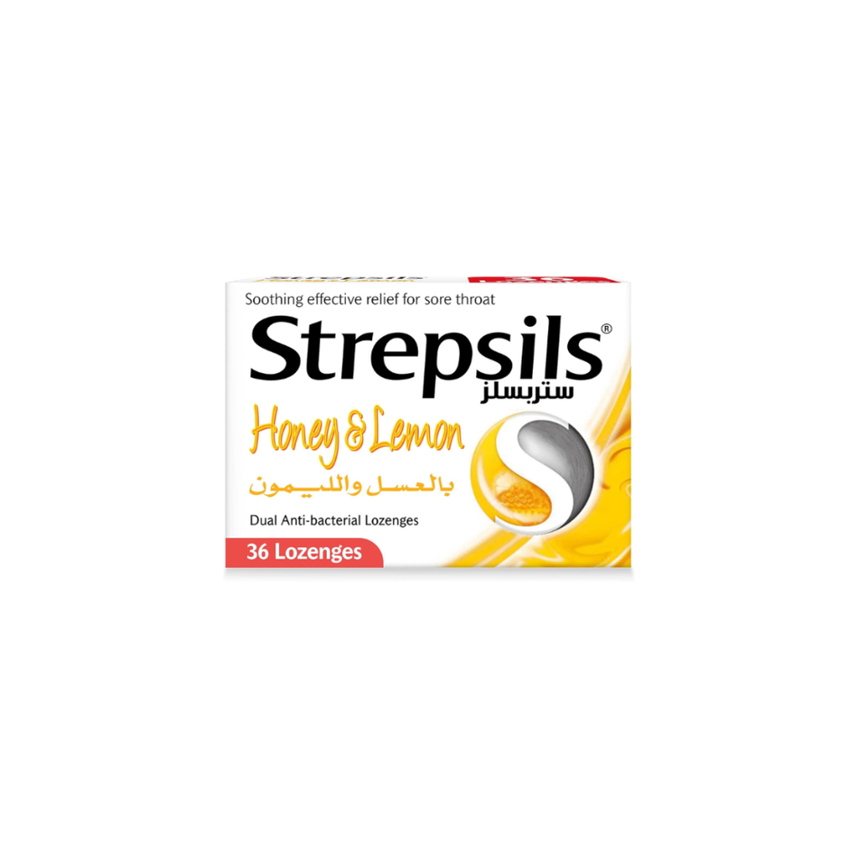 Strepsils Extra Honey & Lemon Lozenges 36s
