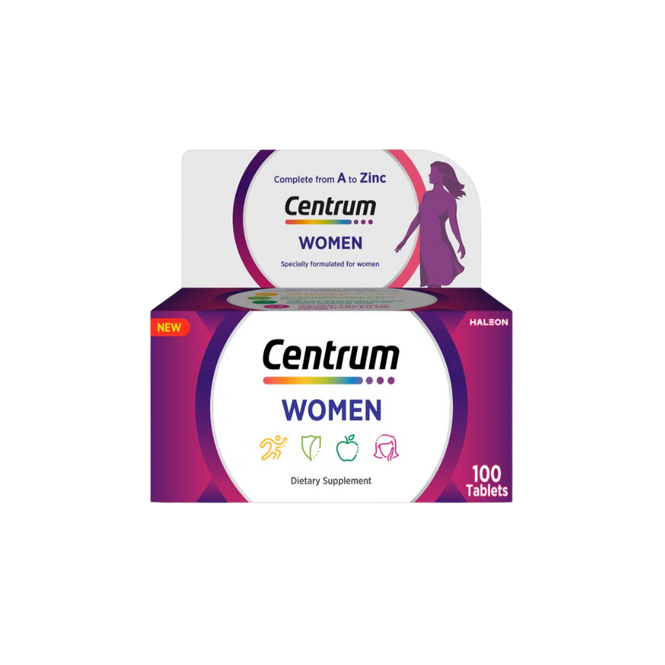 Centrum Women Formulated Multivitamin for Women, 100 Tab