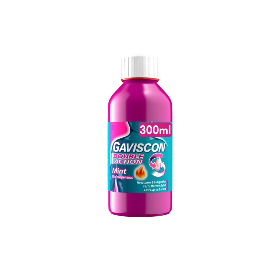 Gaviscon Double Action Mint Oral Suspension, 300ml