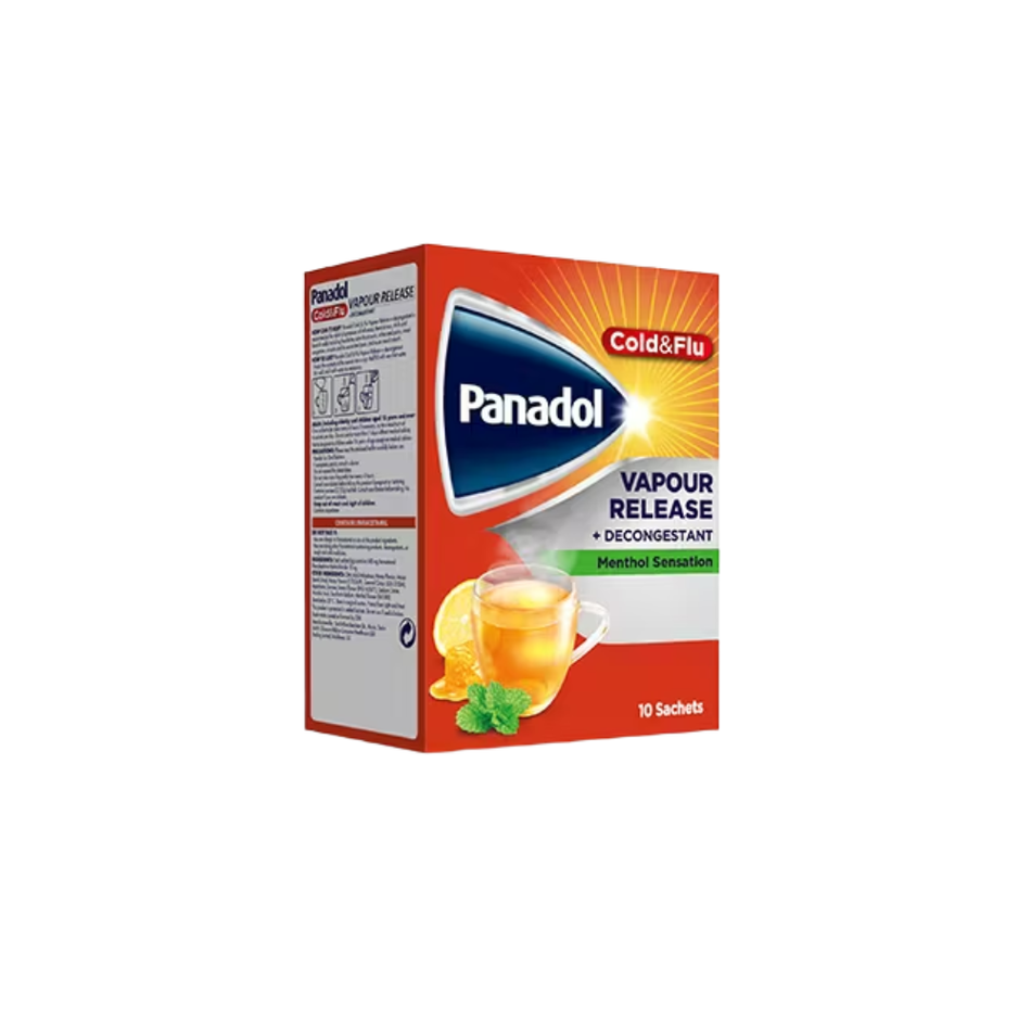 Panadol Cold & Flu Vapour Release, 10 Sachets