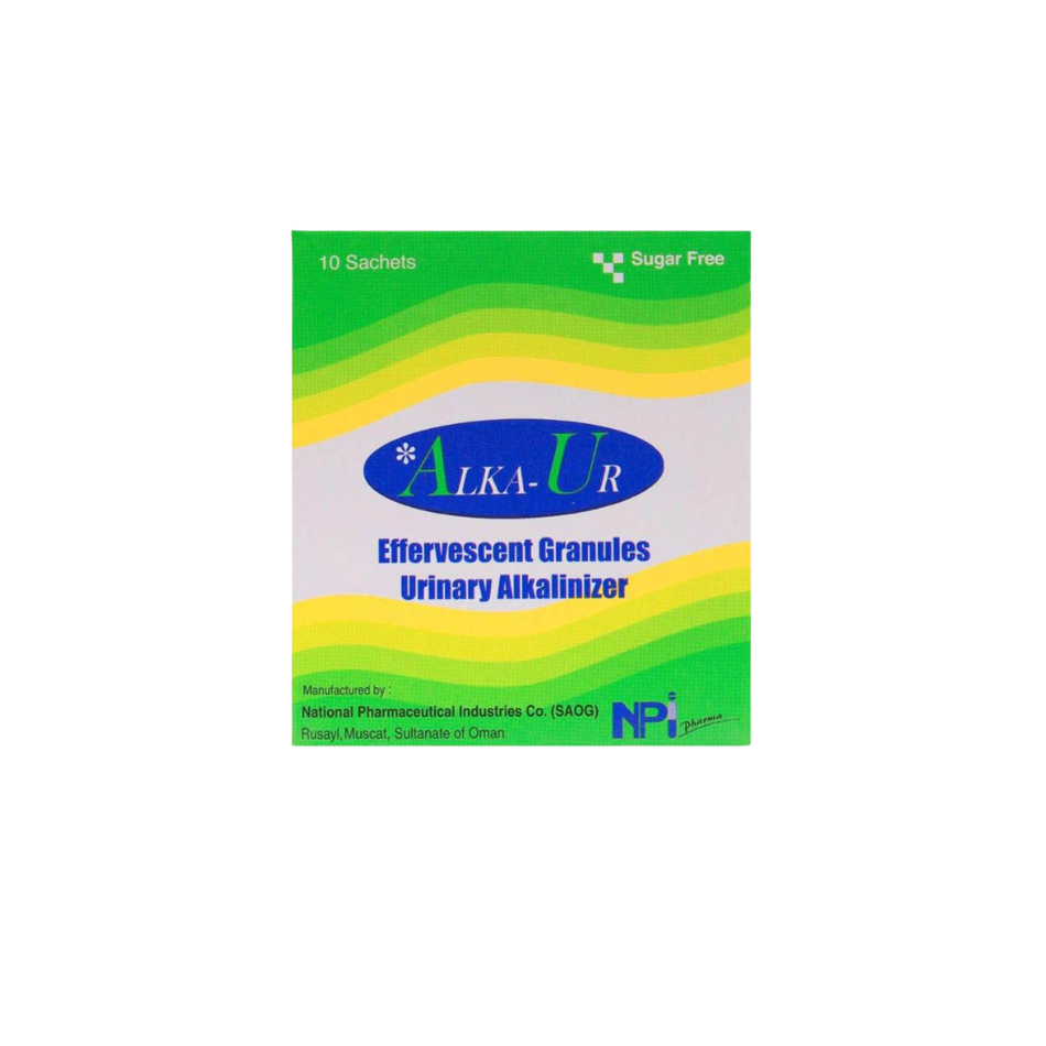 Alka Effervescent Granules Urinary Alkalinizer Sachets 10's