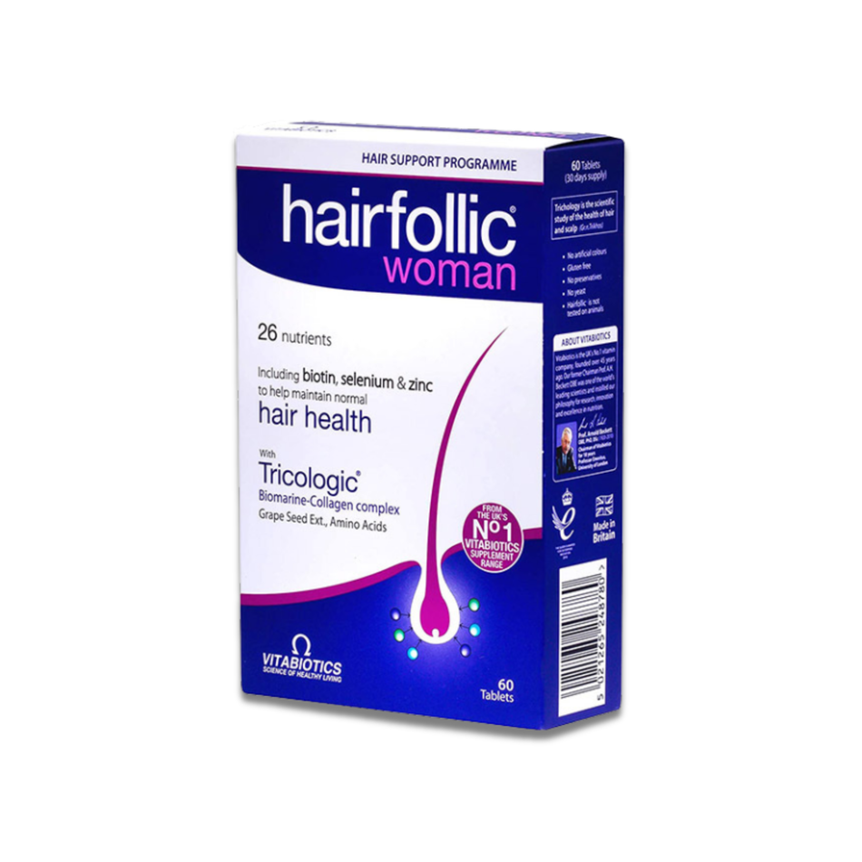 Hairfollic Vitabiotics Woman, 60 Tablets