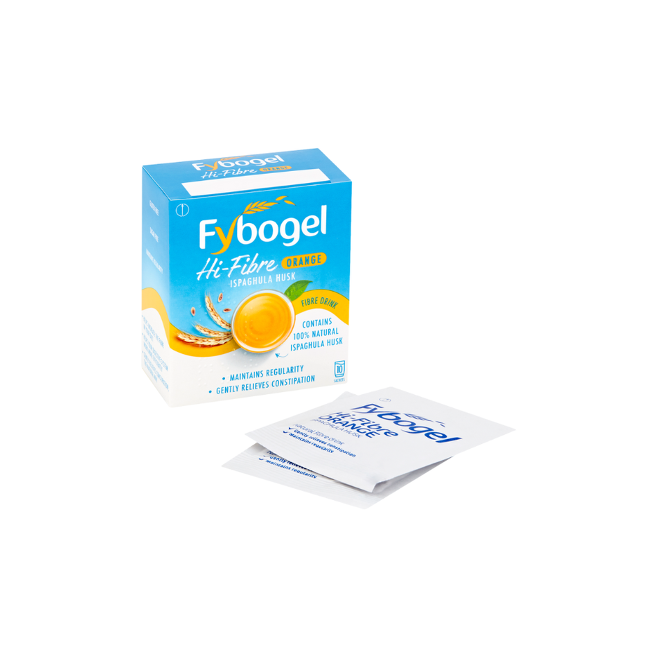 Fybogel Orange Ispaghula Husk Natural Fibre Drink, 10 Sachets
