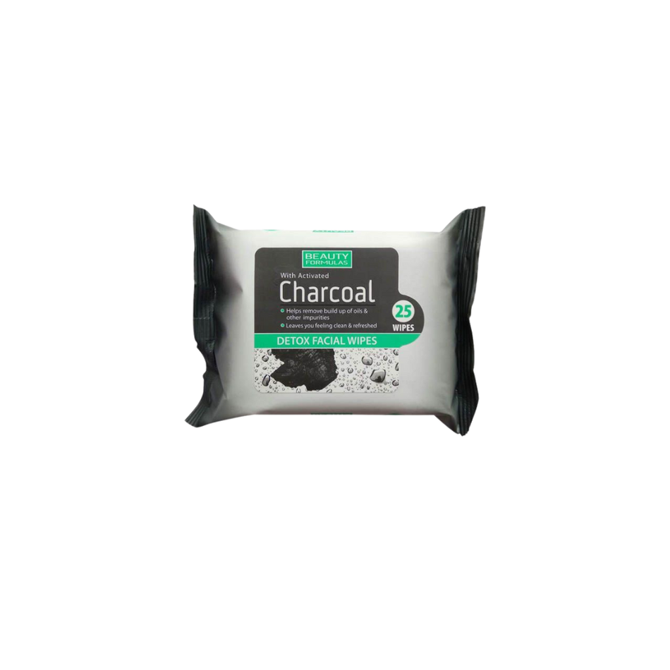 Beauty Formulas FACIAL WIPES CHARCOAL DETOX